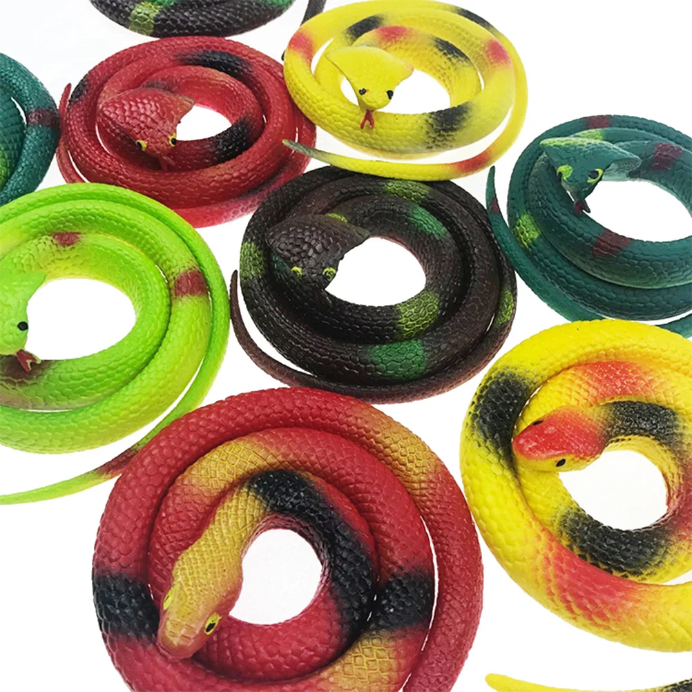 12pcs Snake, Rubber Snakes Scary Stuff Simulated Snake Figurines for Party Favors Home Garden Decorating
12pcs Snake, Rubber Snakes Scary Stuff Simulated Snake Figurines for Party Favors Home Garden Decorating