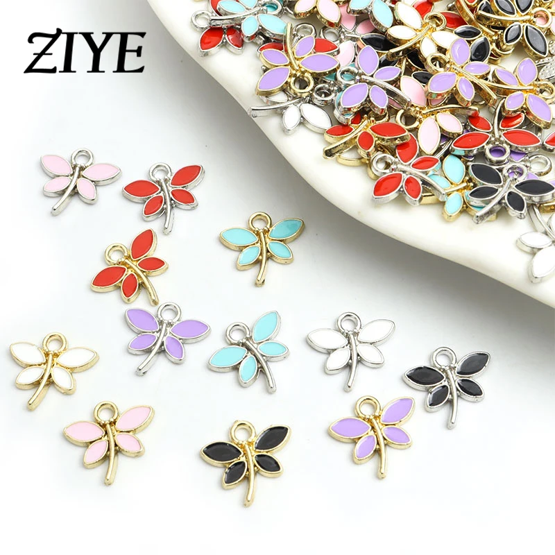 10pcs Cartoon Enamel Insects Dragonfly Charms Multicolor Wings Alloy Pendant for DIY Findings Jewelry Necklaces Accessories Gift
10pcs Cartoon Enamel Insects Dragonfly Charms Multicolor Wings Alloy Pendant for DIY Findings Jewelry Necklaces Accessories Gift