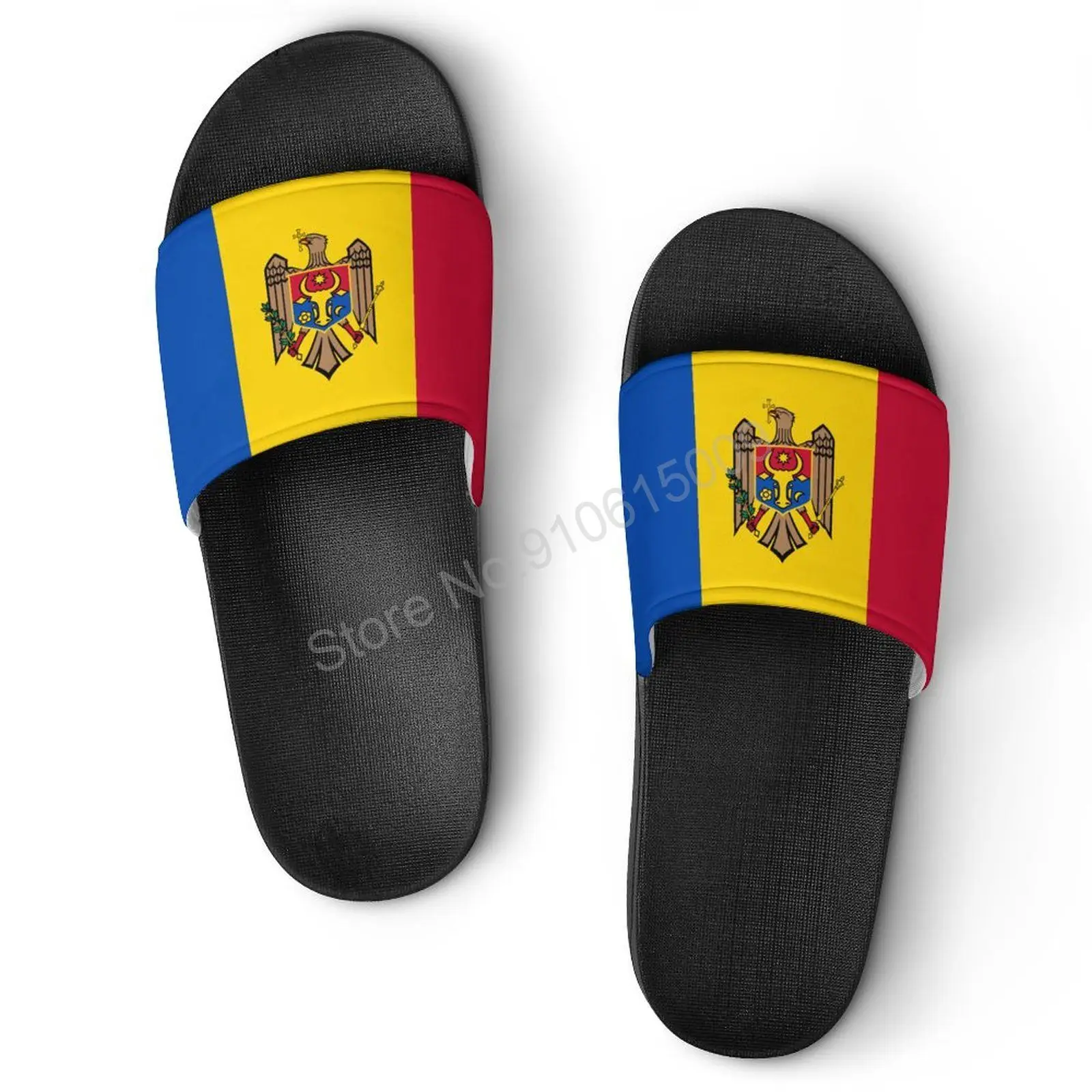 Moldova Flag Men Women Slippers Summer Beach Sandals Casual Indoor Outdoor Comfortable Footwear 36-46
Moldova Flag Men Women Slippers Summer Beach Sandals Casual Indoor Outdoor Comfortable Footwear 36-46