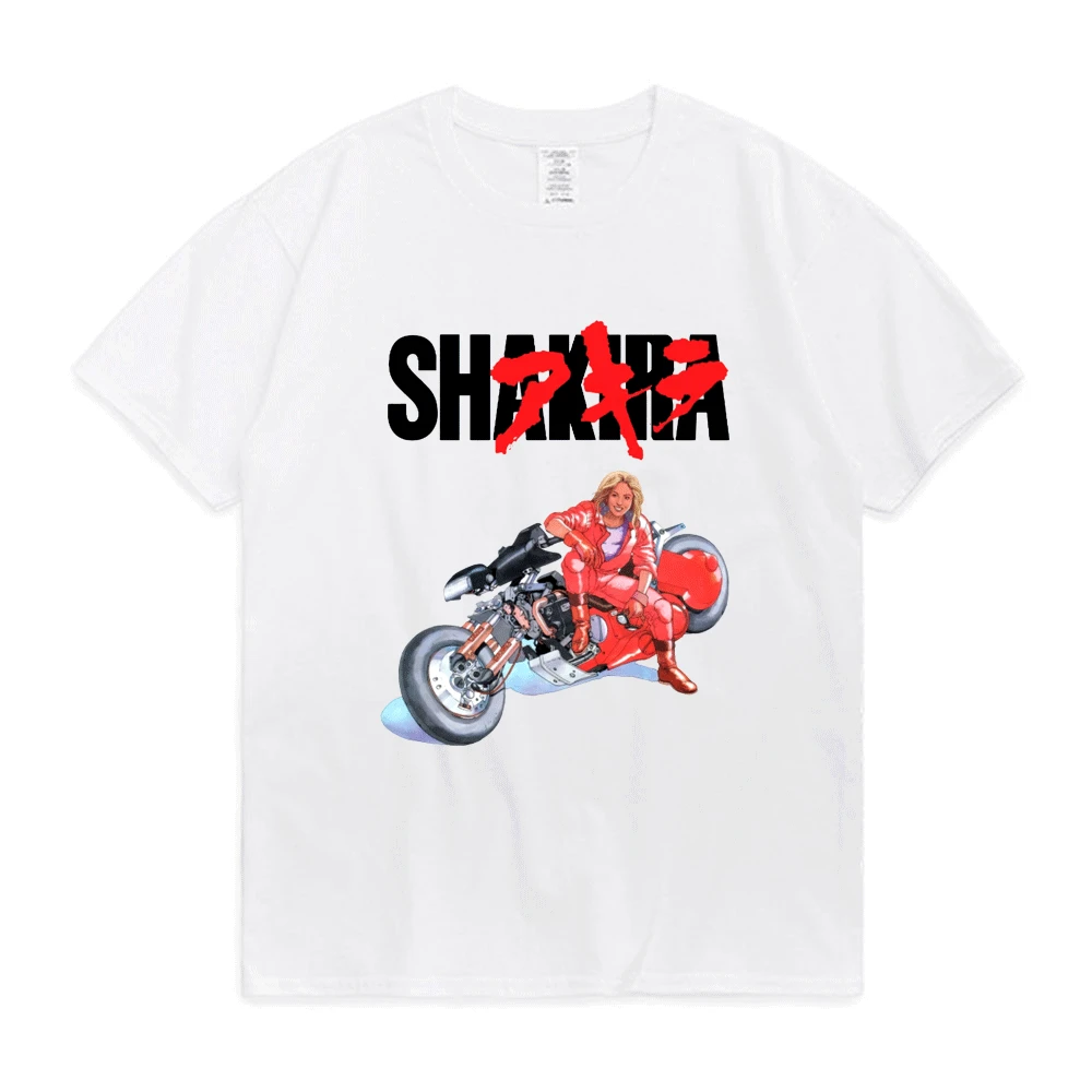 Shakira T Shirt Akira Shotaro Kaneda Motorcycle Japan Anime T-shirts Tokoyo Funny Oversized Streetwear Tee Shirt Men Women Tops 
Shakira T Shirt Akira Shotaro Kaneda Motorcycle Japan Anime T-shirts Tokoyo Funny Oversized Streetwear Tee Shirt Men Women Tops