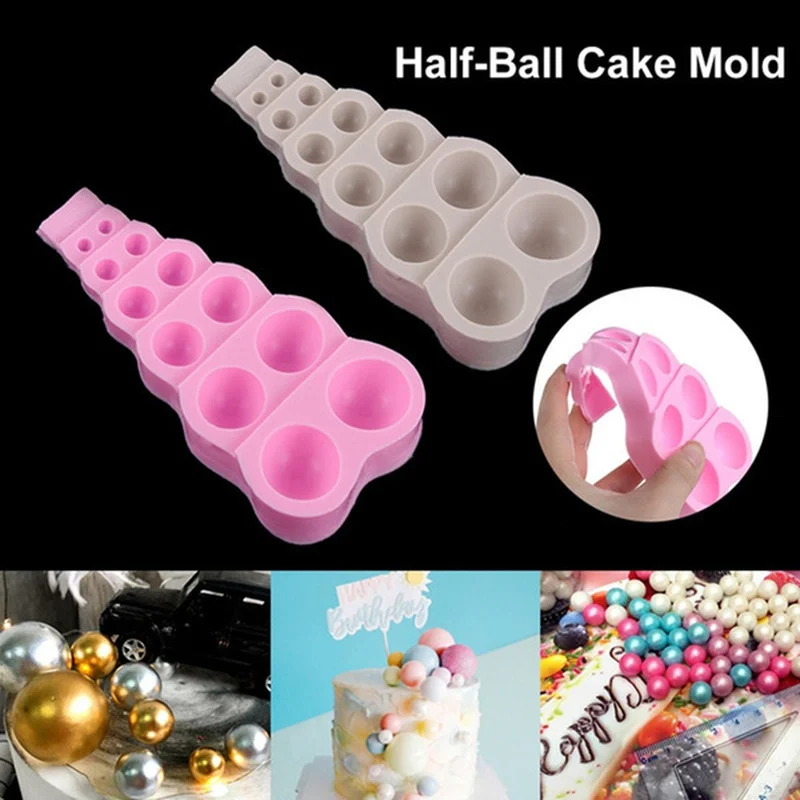 3D Bead Pearl Large Small Silicone Mold Half-Ball Cake Mold Candy Chocolate Mould Baking Molds
3D Bead Pearl Large Small Silicone Mold Half-Ball Cake Mold Candy Chocolate Mould Baking Molds