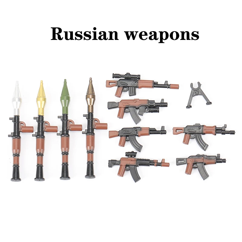 MOC, военное оружие, АК-пистолеты, солдаты, фигурка спецназа, аксессуары, строительные блоки, печатная винтовка, кирпичи WW2, модель русской арм...
MOC, военное оружие, АК-пистолеты, солдаты, фигурка спецназа, аксессуары, строительные блоки, печатная винтовка, кирпичи WW2, модель русской арм...