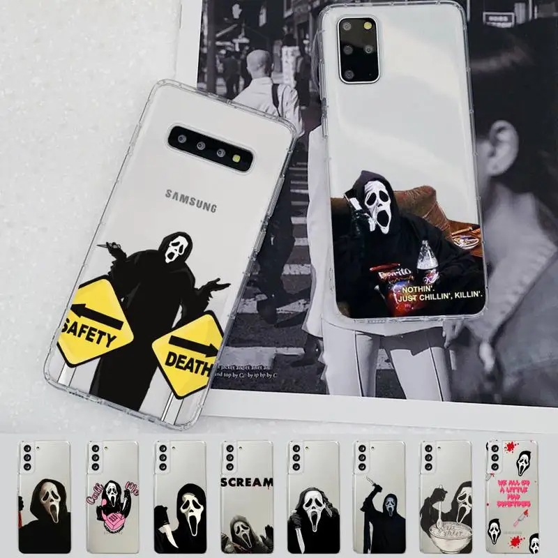 Ghostface horror Scream art Phone Case for Samsung A51 A52 A71 A12 for Redmi 7 9 9A for Huawei Honor8X 10i Clear Case
Ghostface horror Scream art Phone Case for Samsung A51 A52 A71 A12 for Redmi 7 9 9A for Huawei Honor8X 10i Clear Case