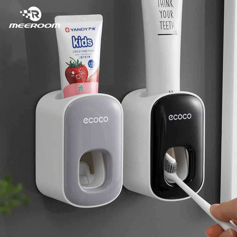 Automatic Toothpaste Dispenser Squeezers Toothpaste Tooth Dust-proof Toothbrush Holder Wall Mount Stand Bathroom Accessories Set
Automatic Toothpaste Dispenser Squeezers Toothpaste Tooth Dust-proof Toothbrush Holder Wall Mount Stand Bathroom Accessories Set