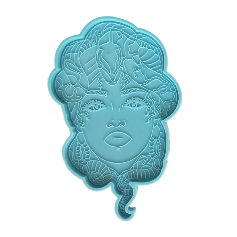 95AB Female Head Coaster Resin Silicone Mold Woman Girl Epoxy Resin Casting Mould Irregular Coaster Cup Mat Table Decor
95AB Female Head Coaster Resin Silicone Mold Woman Girl Epoxy Resin Casting Mould Irregular Coaster Cup Mat Table Decor