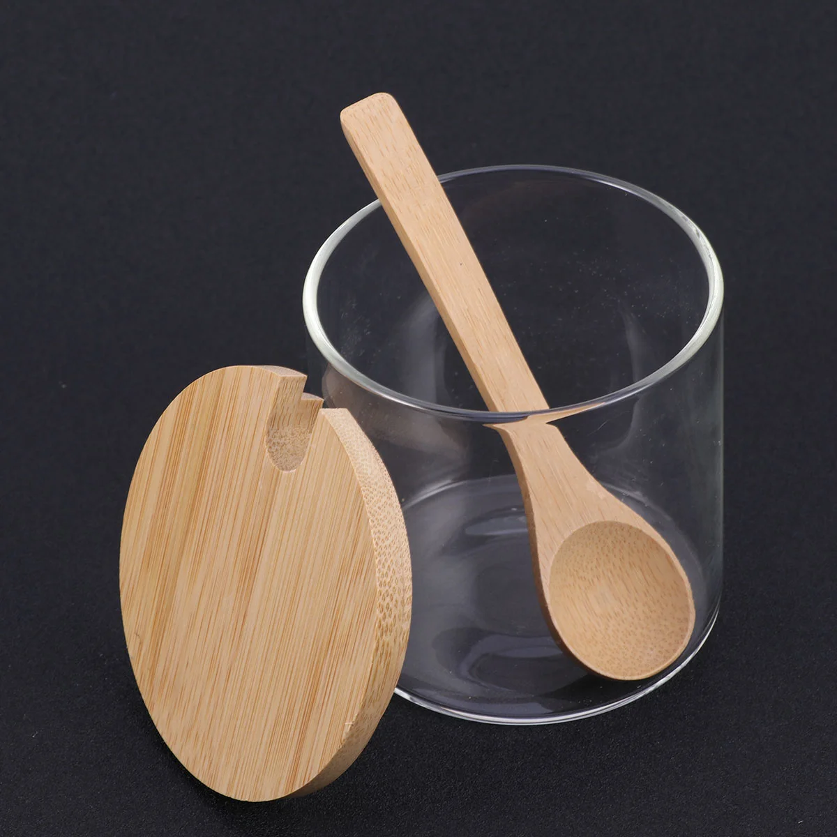 2 Pcs Sugar Storage Container Spoons Set Seasoning Pot Glass Storage Jars Container Glass Lid
2 Pcs Sugar Storage Container Spoons Set Seasoning Pot Glass Storage Jars Container Glass Lid