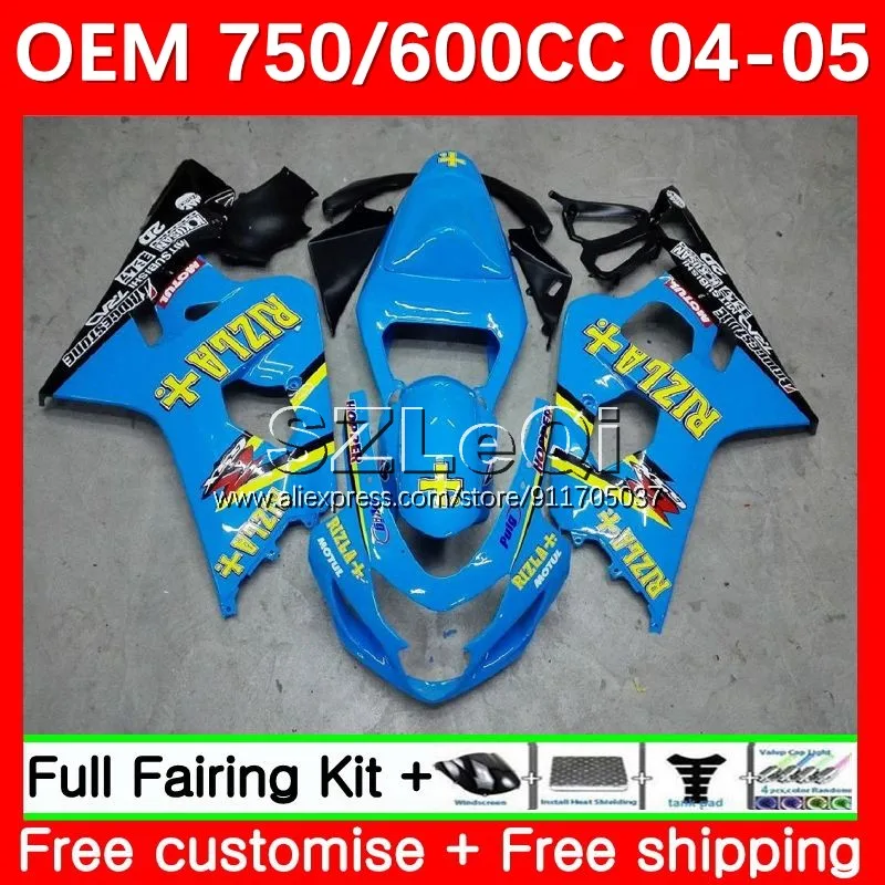 RIZLA blue OEM инъекция для SUZUKI GSXR 600 750 CC 600CC GSXR-750 K4 GSXR750 GSXR600 04 05 GSXR-600 2004 2005 обтекатель 75LQ.30
RIZLA blue OEM инъекция для SUZUKI GSXR 600 750 CC 600CC GSXR-750 K4 GSXR750 GSXR600 04 05 GSXR-600 2004 2005 обтекатель 75LQ.30