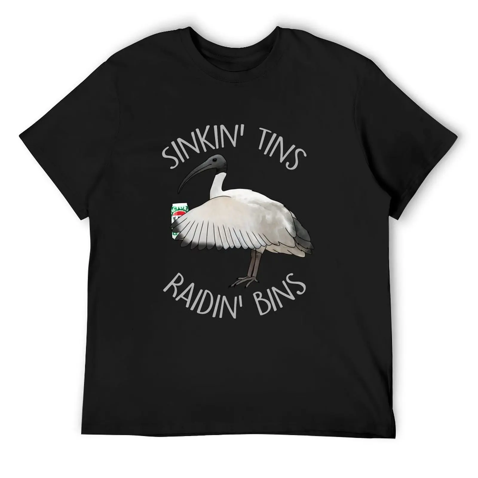 Футболка Sinkin' Tins Raidin' Bins винтажная футболка с рисунком таможенный дизайн