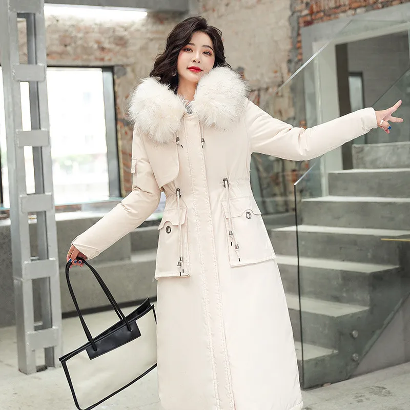 X-Long Cotton Coat Women Solid Long Sleeve Pockets Wool Liner Parka Ladies Winter Outwear Hooded Fur Collae Warm Coats JD1795
X-Long Cotton Coat Women Solid Long Sleeve Pockets Wool Liner Parka Ladies Winter Outwear Hooded Fur Collae Warm Coats JD1795