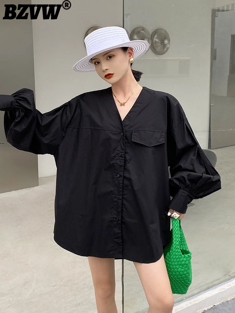 BZVW Loose Versatile V-neck Puff Long Sleeve Shirts And Blouses Women 2023 Autumn New Fashion Designer Female Shirt 25X01795
BZVW Loose Versatile V-neck Puff Long Sleeve Shirts And Blouses Women 2023 Autumn New Fashion Designer Female Shirt 25X01795