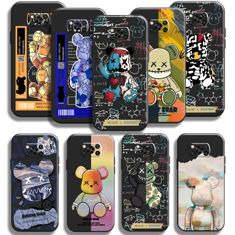 Luxury Fashion Cool Bear Phone Case For Xiaomi Poco X3 Pro X3 NFC POCO X3 GT Liquid Silicon Silicone Cover Funda Carcasa Soft
Luxury Fashion Cool Bear Phone Case For Xiaomi Poco X3 Pro X3 NFC POCO X3 GT Liquid Silicon Silicone Cover Funda Carcasa Soft