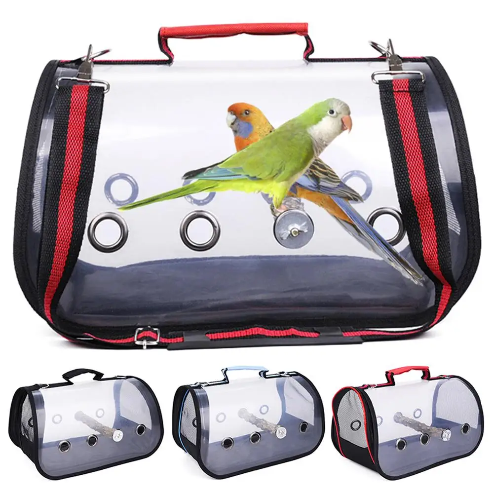 Transparent Breathable Bird Parrot Carrier Travel Bag Cage Handbag with Perch Bird Cage Accessories Bird Cage Cover Large Cage
Transparent Breathable Bird Parrot Carrier Travel Bag Cage Handbag with Perch Bird Cage Accessories Bird Cage Cover Large Cage