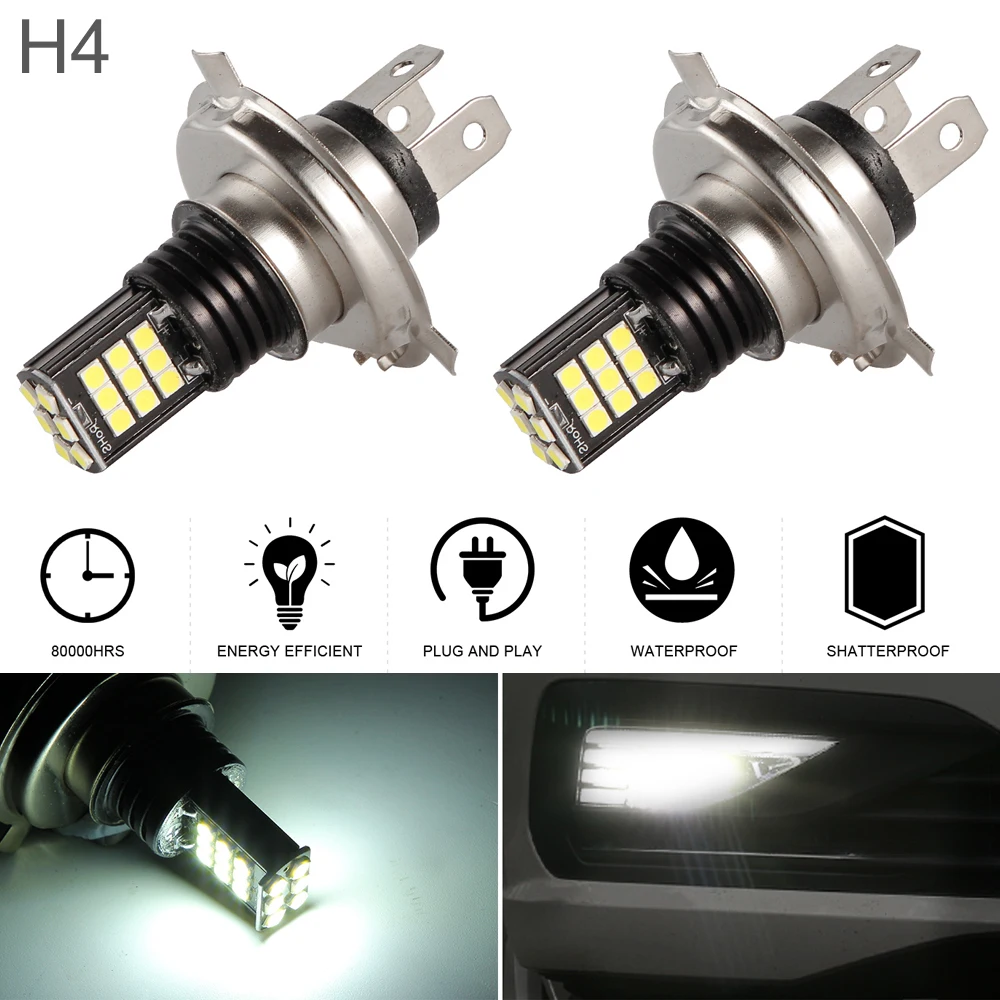 2Pcs 24W Car H4 9003 Waterproof 3030SMD Fog Lamp Daytime Running Light 6000K 2400LM LED Automotive Turning Parking Bulb for Car
2Pcs 24W Car H4 9003 Waterproof 3030SMD Fog Lamp Daytime Running Light 6000K 2400LM LED Automotive Turning Parking Bulb for Car
