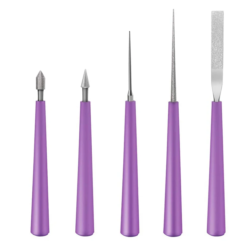 5PCS Bead Reamer Set Diamond Tipped Bead Reamer Beading Hole Enlarger Tool for Glass Plastic Metal Wood Beads 
5PCS Bead Reamer Set Diamond Tipped Bead Reamer Beading Hole Enlarger Tool for Glass Plastic Metal Wood Beads