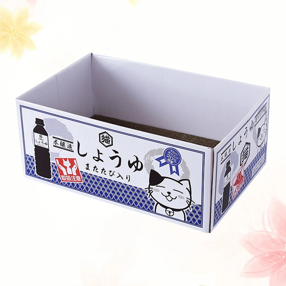 1Pc Cardboard Box Practical Creative Cat Supplies Claw Grind Board Box Training for Cat 
1Pc Cardboard Box Practical Creative Cat Supplies Claw Grind Board Box Training for Cat
