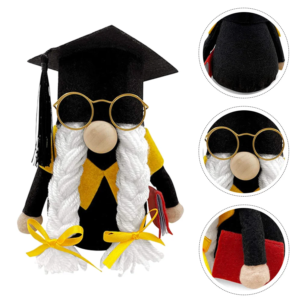 Graduation Faceless Senior Year Ornament Party Adornment Dwarf Gnome Doctorial Hat Toy Plush
Graduation Faceless Senior Year Ornament Party Adornment Dwarf Gnome Doctorial Hat Toy Plush