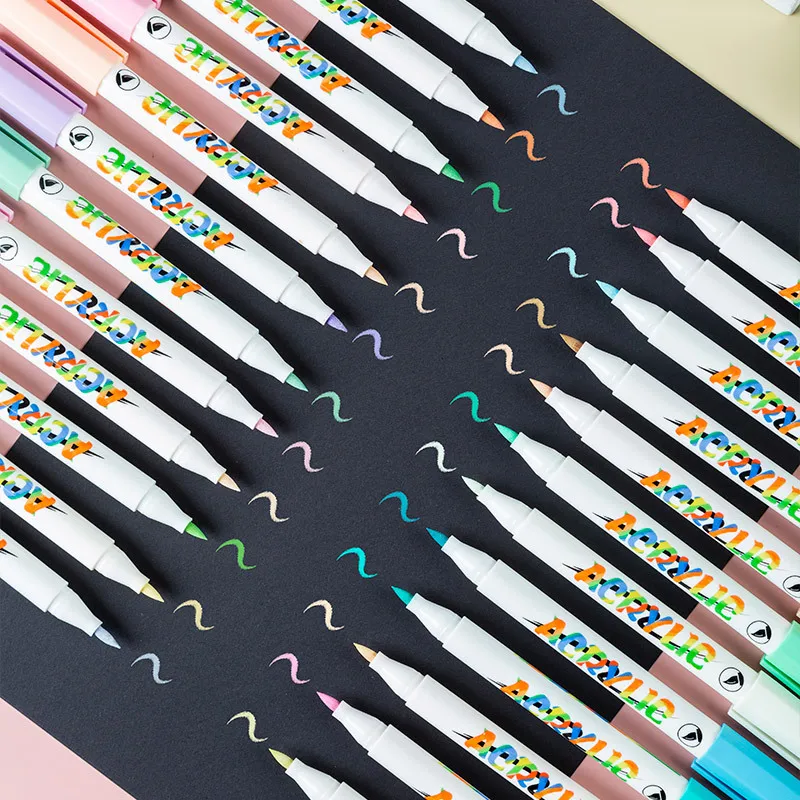 12/24 Colors Graffiti Markers Set Highlighters Soft Head Paint Brush Pens Craftwork Drawing Marker Art Kawaii Student Supplies
12/24 Colors Graffiti Markers Set Highlighters Soft Head Paint Brush Pens Craftwork Drawing Marker Art Kawaii Student Supplies