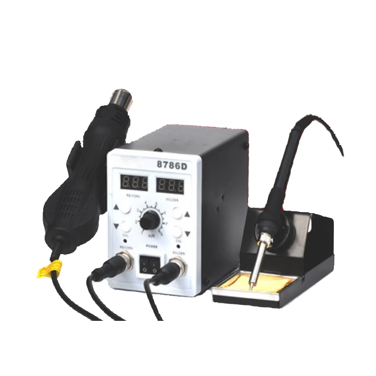 8786D печатная плата smd железная станция для формования горячим воздухом паяльная