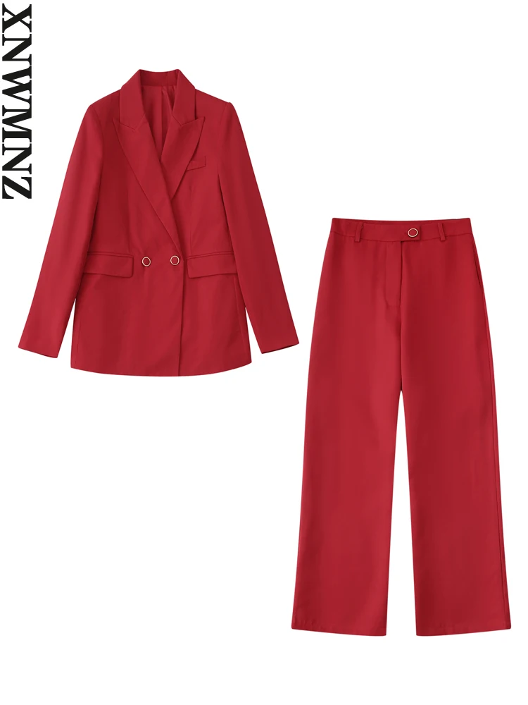 XNWMNZ Women's Fashion Elegant Double Breasted Blazer or Ladies Retro High Waist Wide Leg Suit Pants women's trousers Fall 2022
XNWMNZ Women's Fashion Elegant Double Breasted Blazer or Ladies Retro High Waist Wide Leg Suit Pants women's trousers Fall 2022