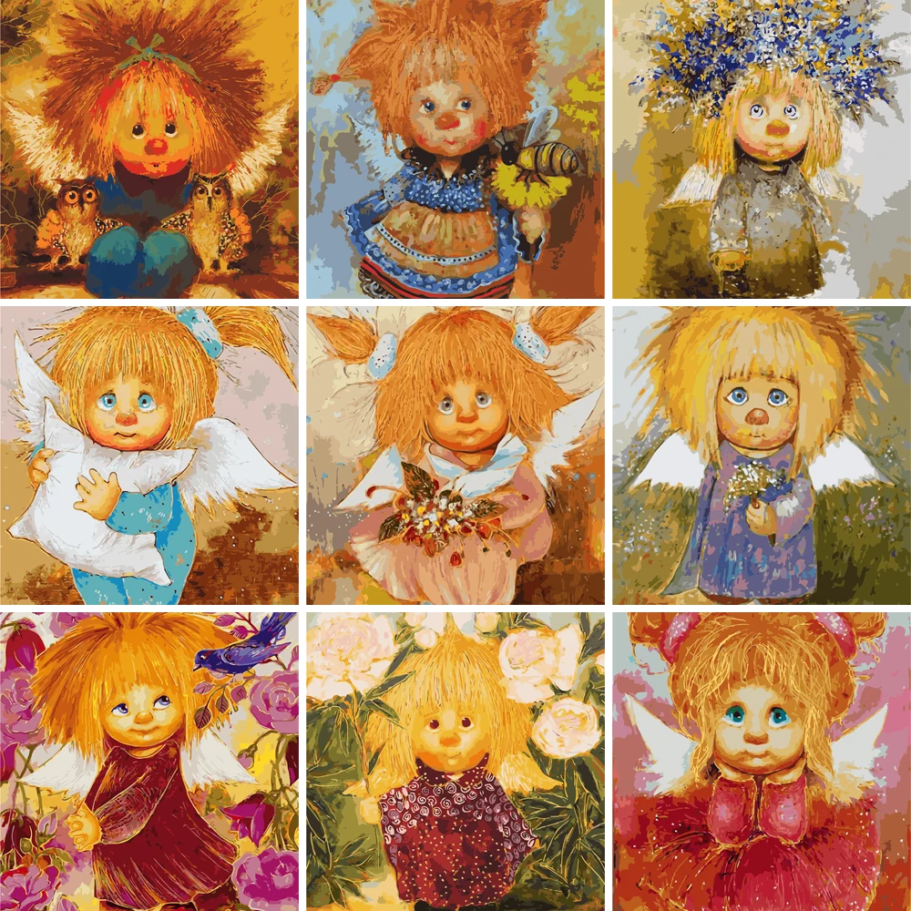 Набор для рисования по номерам на холсте, с ангелом
Набор для рисования по номерам на холсте, с ангелом