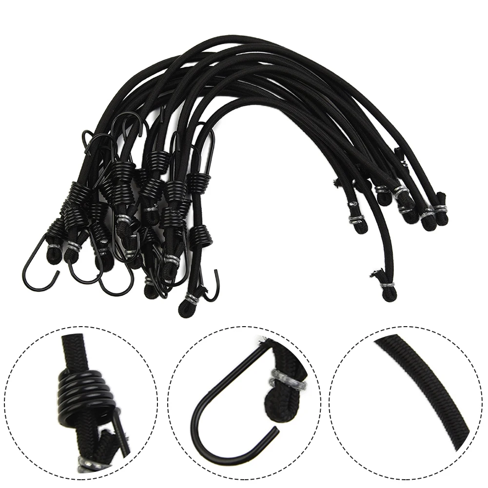 1pc Pack Of 10 Heavy Duty Elastic Bungee Cords Strap Stretch Car Luggage Tent Kayak Boat Canoe Bikes Rope Tether Cord 30cm
1pc Pack Of 10 Heavy Duty Elastic Bungee Cords Strap Stretch Car Luggage Tent Kayak Boat Canoe Bikes Rope Tether Cord 30cm