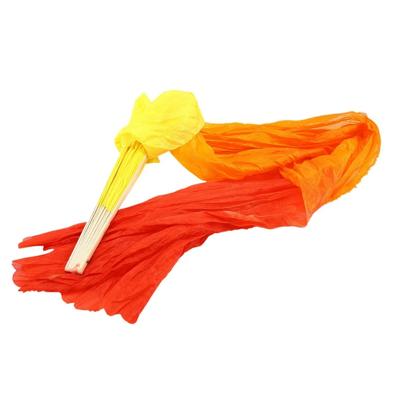 6X Beautiful Silk Three Color Gradient Flame Dance Fan Hand Folding Bamboo Fan Decoration Fan For Ladies Womens Home
6X Beautiful Silk Three Color Gradient Flame Dance Fan Hand Folding Bamboo Fan Decoration Fan For Ladies Womens Home