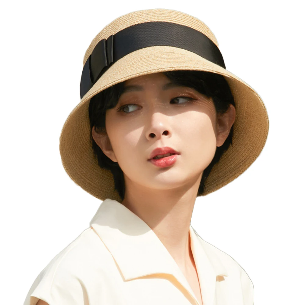 FS Dome Fedoras Hats For Women Beach Straw Basin Hat Bowler Ribbon Bow Floppy Ladies Bucket Cap Fashion Sun Hats Church 2022
FS Dome Fedoras Hats For Women Beach Straw Basin Hat Bowler Ribbon Bow Floppy Ladies Bucket Cap Fashion Sun Hats Church 2022