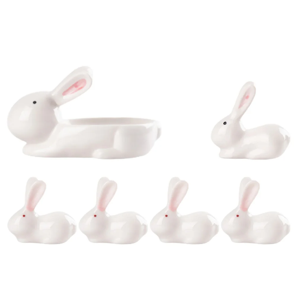 Chopsticks Chopstick Ceramic Stand Holder Rest Rack Japanese Tableware Rabbit Easter Decorative Table Lovely Decor Rests Bunny
Chopsticks Chopstick Ceramic Stand Holder Rest Rack Japanese Tableware Rabbit Easter Decorative Table Lovely Decor Rests Bunny