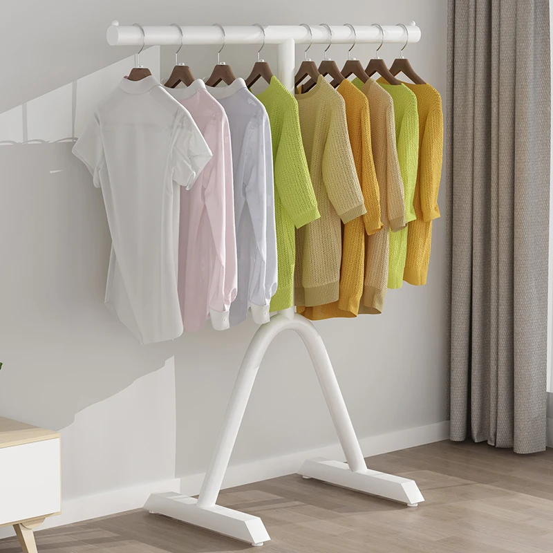 Quality Furniture Coat Rack Floor Standing Clothe Hangers Easy To Install Wardrobe High Load-bearing Balcony Bedroom Storage
Quality Furniture Coat Rack Floor Standing Clothe Hangers Easy To Install Wardrobe High Load-bearing Balcony Bedroom Storage