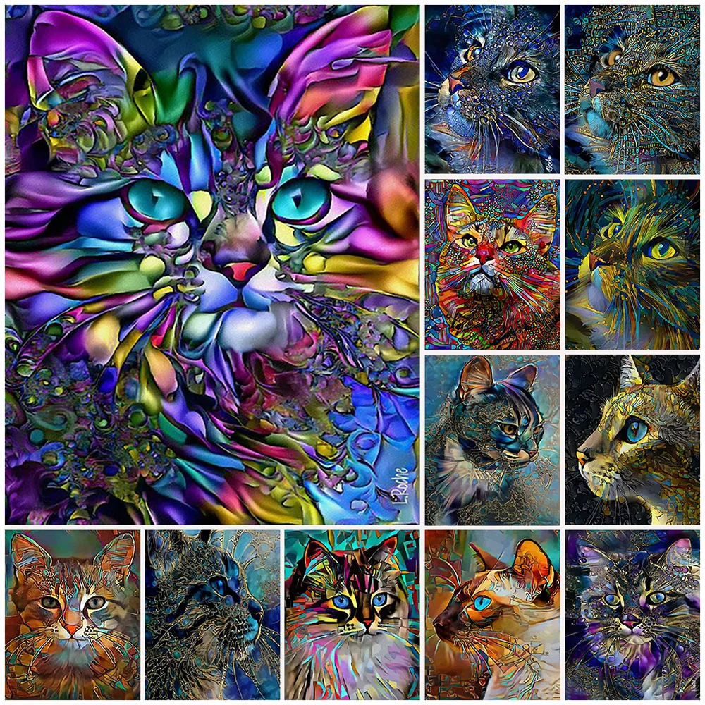 5D DIY AB Diamond Painting Animals Cross Stitch Rhinestone Pictures Cat Diamonds Embroidery Wall Art Mosaic Home Decortion
5D DIY AB Diamond Painting Animals Cross Stitch Rhinestone Pictures Cat Diamonds Embroidery Wall Art Mosaic Home Decortion