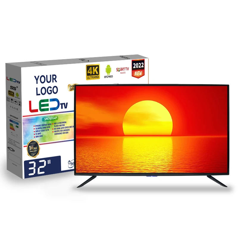 32/43/50/55/65 75Waigaa Flat Screen Smart LED Television 32 Inch LCD TV hotel Television
32/43/50/55/65 75Waigaa Flat Screen Smart LED Television 32 Inch LCD TV hotel Television