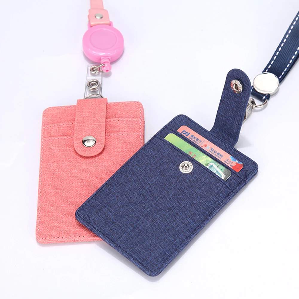 Lanyards ID Badge Holder Leather Bus Pass Case Cover Men Women Bank Credit Card Holder Strap Working Cardholder Office Supplies
Lanyards ID Badge Holder Leather Bus Pass Case Cover Men Women Bank Credit Card Holder Strap Working Cardholder Office Supplies