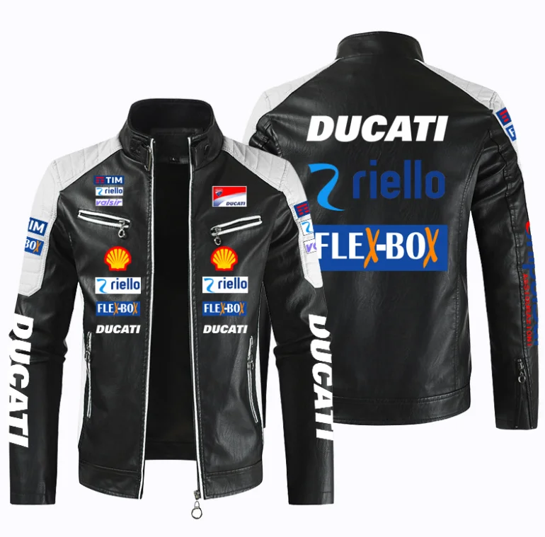 Куртка DUCATI с логотипом автомобиля, мотоциклетная куртка из искусственной кожи, лоскутные байкерские куртки, повседневное пальто на молнии, ...
Куртка DUCATI с логотипом автомобиля, мотоциклетная куртка из искусственной кожи, лоскутные байкерские куртки, повседневное пальто на молнии, ...