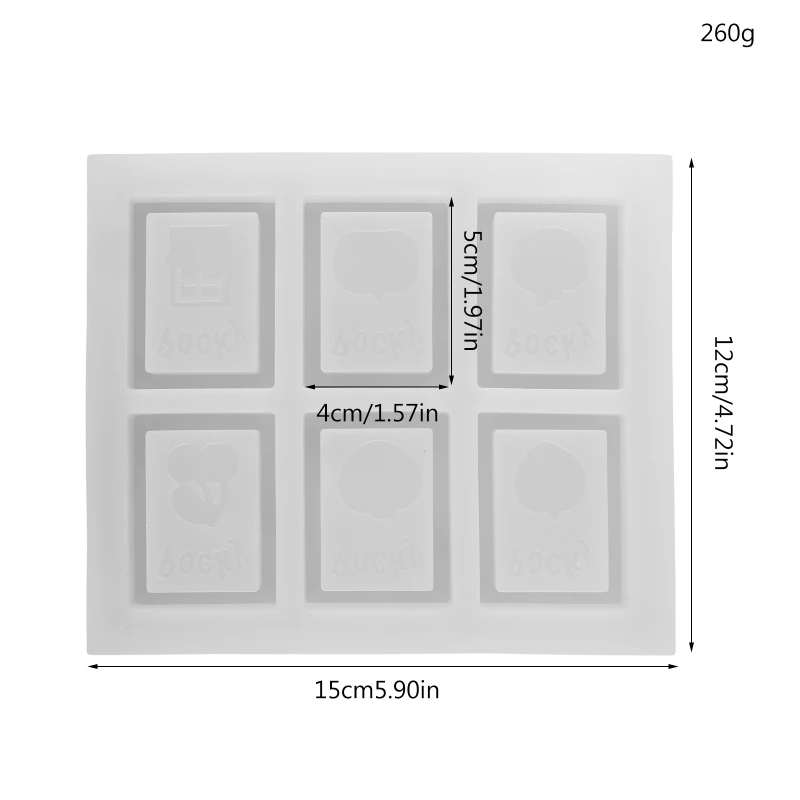652F Shiny Glossy Silicone Decoration Molds Square Shape Keychain Mold DIY Pendant Jewelry Epoxy Resin Crafting Molds
652F Shiny Glossy Silicone Decoration Molds Square Shape Keychain Mold DIY Pendant Jewelry Epoxy Resin Crafting Molds