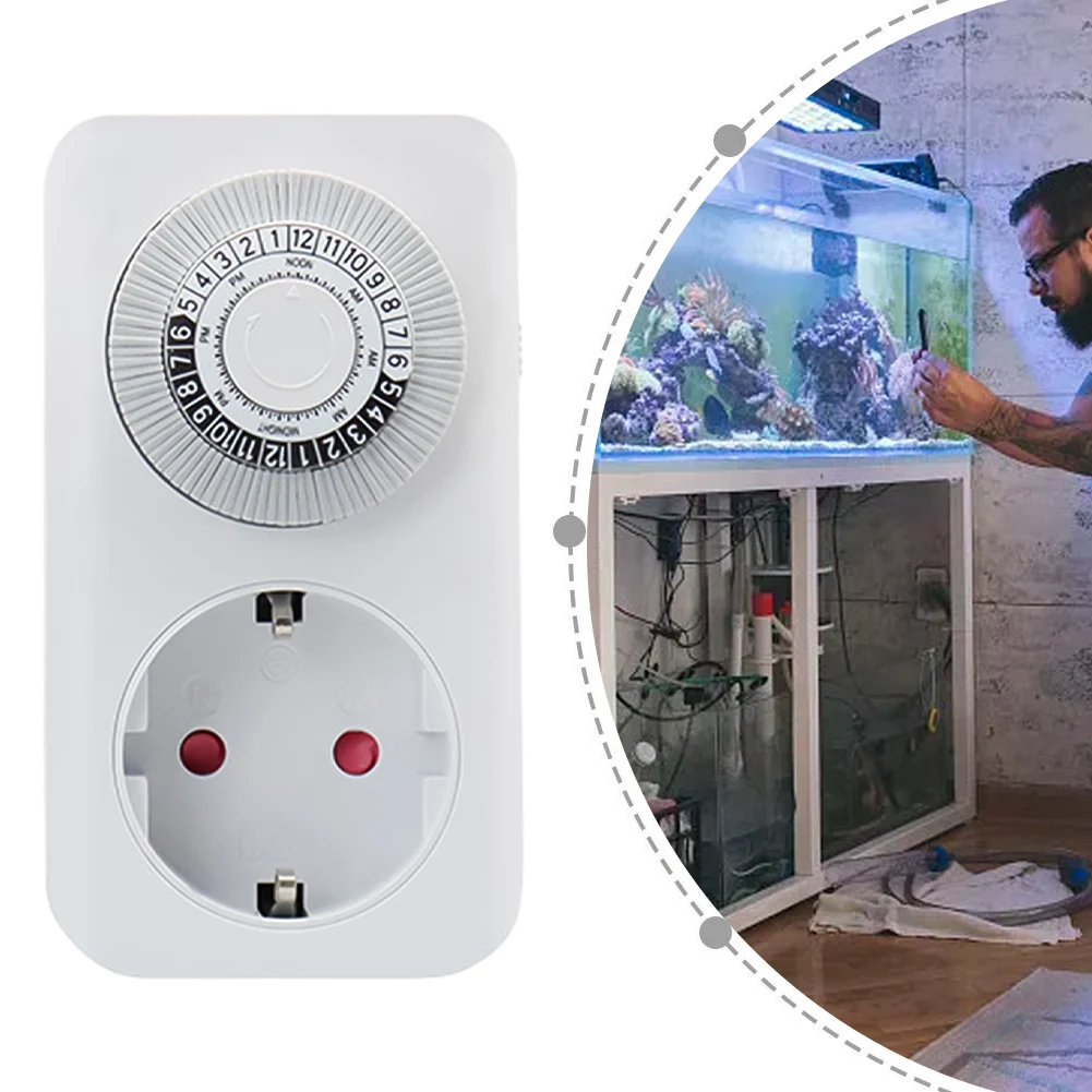 1pc Standard Mechanical Timer For Home Office Travel Smart Socket Timing Socket Plug And Play 24h Overload Protection Parts
1pc Standard Mechanical Timer For Home Office Travel Smart Socket Timing Socket Plug And Play 24h Overload Protection Parts
