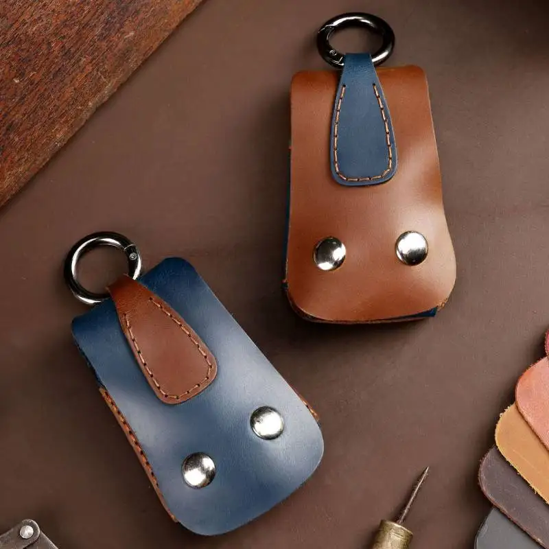 Waist Key Bag Luxury Genuine Leather Car Keychain Cover Fob Protector Auto Accessories Keyring Holder Shell Wallet Handamade
Waist Key Bag Luxury Genuine Leather Car Keychain Cover Fob Protector Auto Accessories Keyring Holder Shell Wallet Handamade