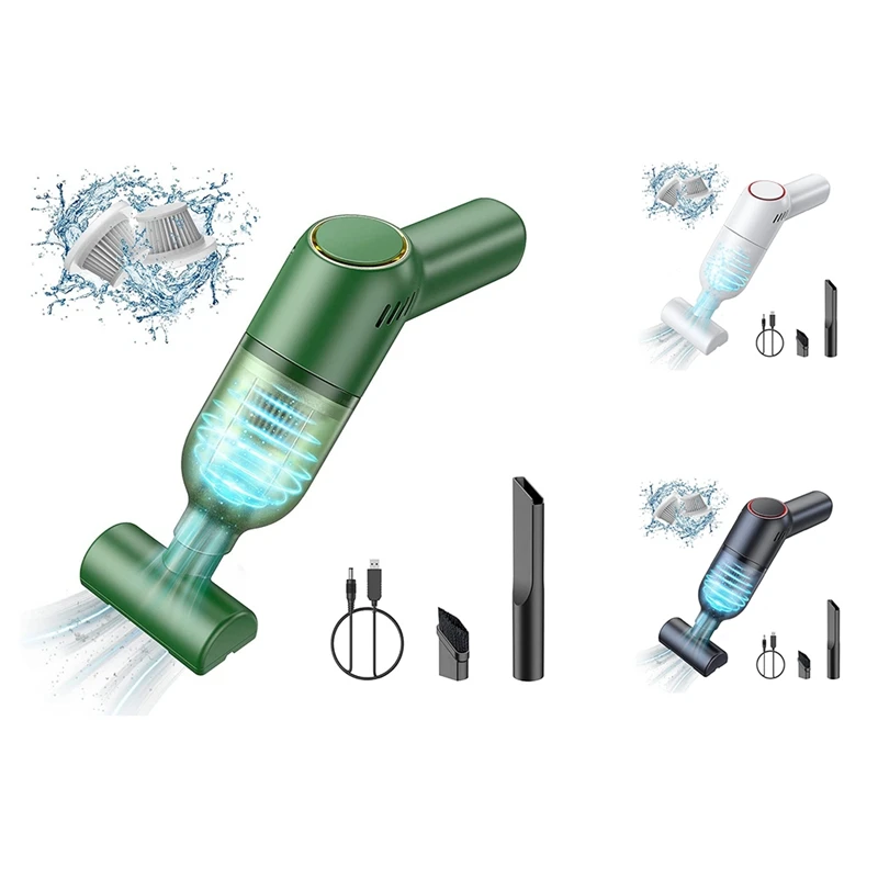 Handheld Vacuum Cleaner Cordless Rechargeable Hand Vacuum Portable Wet Dry Car Vacuum For Carpet Car 
Handheld Vacuum Cleaner Cordless Rechargeable Hand Vacuum Portable Wet Dry Car Vacuum For Carpet Car