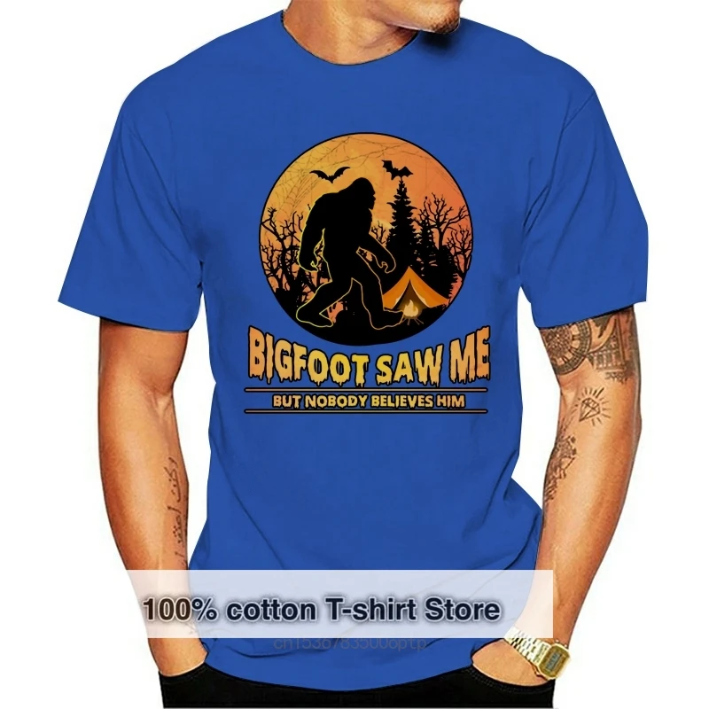Bigfoot Saw Me But Nobody Believes Him Halloween Men T-Shirt S-3Xl Summer O-Neck Tops Tee Shirt
Bigfoot Saw Me But Nobody Believes Him Halloween Men T-Shirt S-3Xl Summer O-Neck Tops Tee Shirt