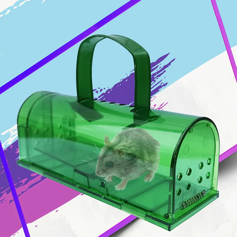 Smart Self-locking Mouse Trap Safe Firm Transparent Household Mouse Catcher Control Cage Mice Catcher 
Smart Self-locking Mouse Trap Safe Firm Transparent Household Mouse Catcher Control Cage Mice Catcher