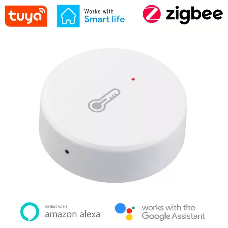 Tuya ZigBee Smart Temperature And Humidity Sensor Work With Zigbee Gateway Hub Via Alexa Home SmartLife/Tuya App Control
Tuya ZigBee Smart Temperature And Humidity Sensor Work With Zigbee Gateway Hub Via Alexa Home SmartLife/Tuya App Control
