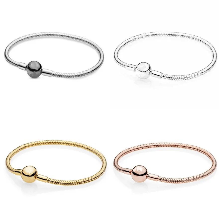 Authentic 925 Sterling Silver Moments Smooth Ball Clasp Snake Chain Bracelet Bangle Fit Bead Charm Diy Fashion Jewelry
Authentic 925 Sterling Silver Moments Smooth Ball Clasp Snake Chain Bracelet Bangle Fit Bead Charm Diy Fashion Jewelry