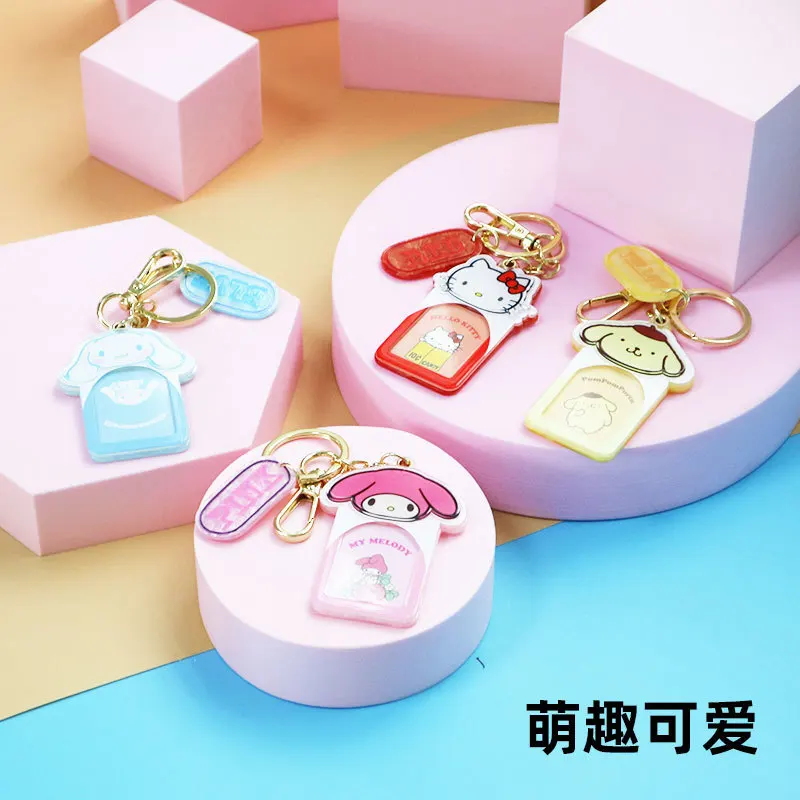 Sanrio Hello Kitty Cinnamoroll My Melody Pompom Purin Keychain Female Cute Girl Bag Pendant Birthday Creative Key Pendant Gift
Sanrio Hello Kitty Cinnamoroll My Melody Pompom Purin Keychain Female Cute Girl Bag Pendant Birthday Creative Key Pendant Gift