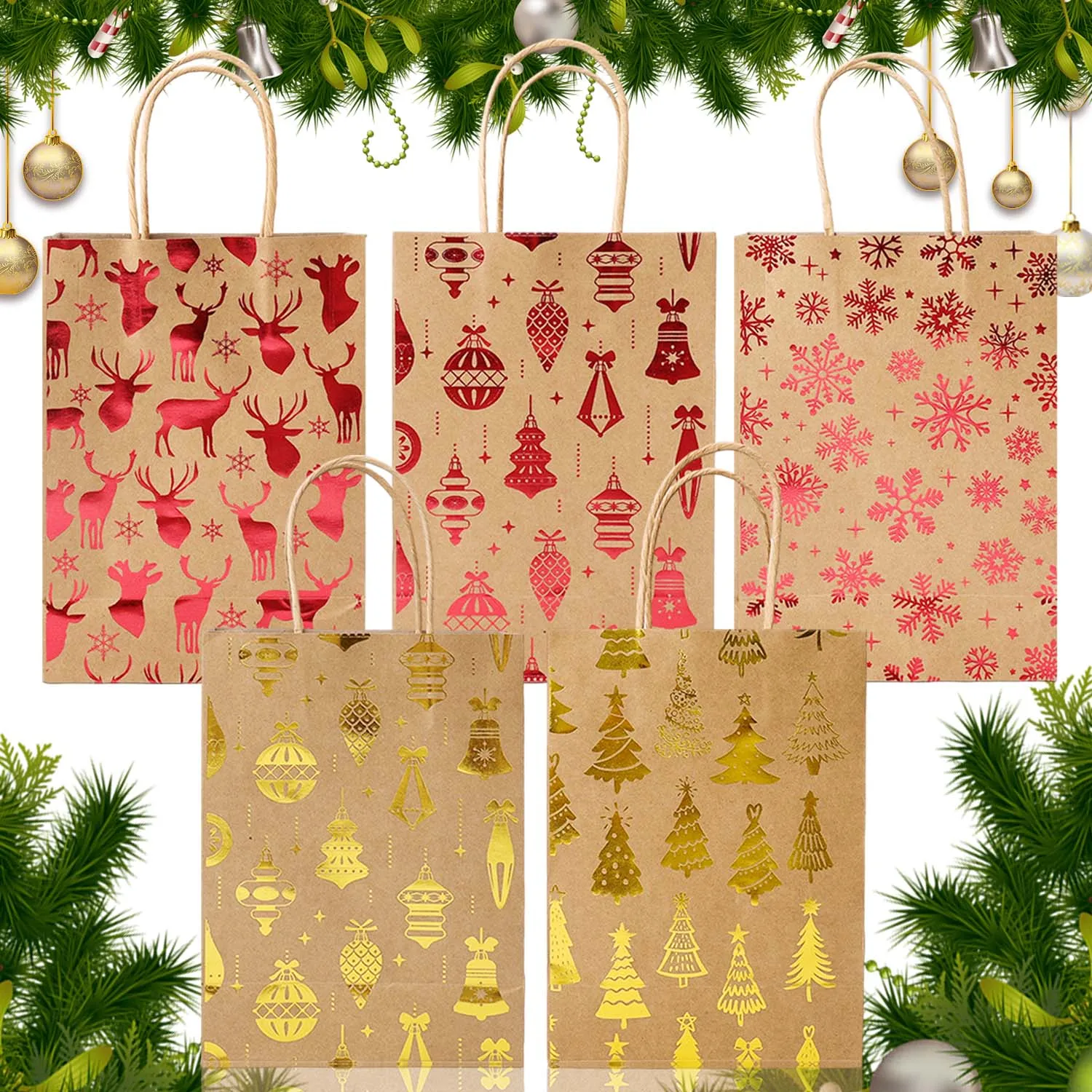 Упаковочные пакеты из крафт-бумаги с золотой фольгой
Упаковочные пакеты из крафт-бумаги с золотой фольгой