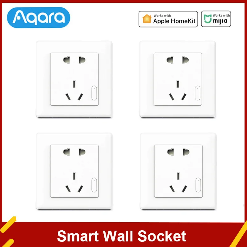 Умная настенная розетка Aqara Zigbee с функцией таймера хаб для дверей дистанционным