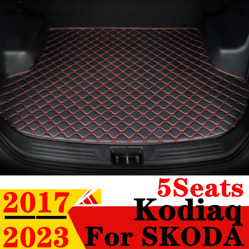 Коврик для багажника автомобиля для SKODA Kodiaq, 5 мест, 2017-23, плоский боковой водонепроницаемый задний Чехол для груза, коврик, автомобильные аксессуары, подкладка для багажника
Коврик для багажника автомобиля для SKODA Kodiaq, 5 мест, 2017-23, плоский боковой водонепроницаемый задний Чехол для груза, коврик, автомобильные аксессуары, подкладка для багажника