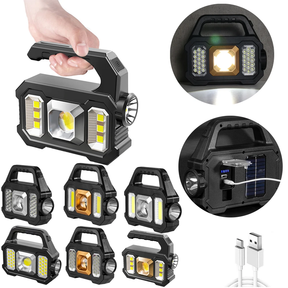 LED Portable Lamp Non-Slip Waterproof Solar Probe Lights Multifunctional Power Display With Side Light for Mountaineering Hiking
LED Portable Lamp Non-Slip Waterproof Solar Probe Lights Multifunctional Power Display With Side Light for Mountaineering Hiking