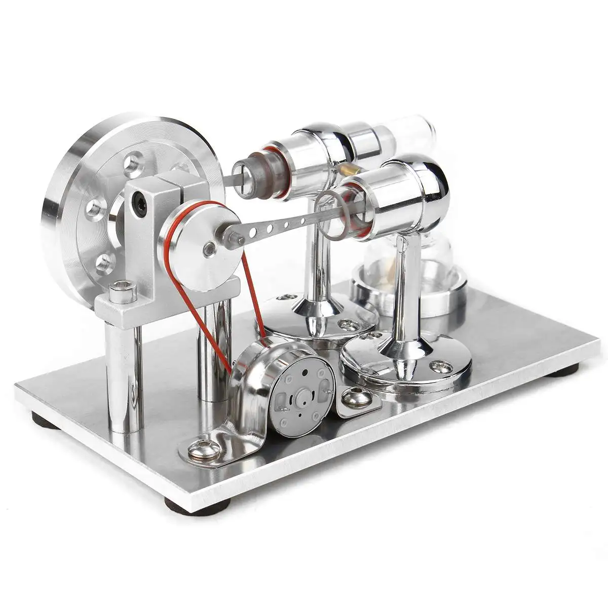 Physics Hot Air Stirling Engine Model Power Generator Motor Educational Steam Engine Toy Science Experiment Kit Set For Children
Physics Hot Air Stirling Engine Model Power Generator Motor Educational Steam Engine Toy Science Experiment Kit Set For Children