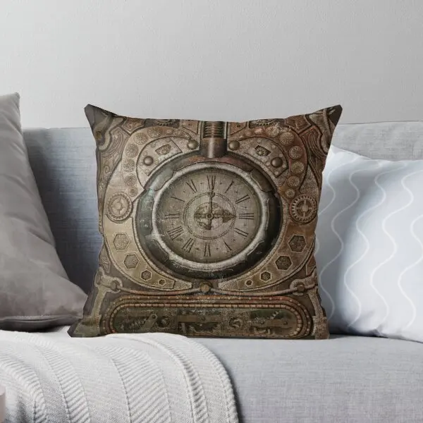 Brown Grunge Vintage Steampunk Clock Printing Throw Pillow Cover Anime Case Bed Hotel Waist Fashion Home Pillows not include 
Brown Grunge Vintage Steampunk Clock Printing Throw Pillow Cover Anime Case Bed Hotel Waist Fashion Home Pillows not include