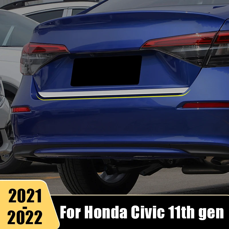 Stainless Steel For 11th Gen Civic 2021 2022 Car Rear Trunk Lid Tailgate Door Trim Cover Anti-scratch Strip Protect Accessories 
Stainless Steel For 11th Gen Civic 2021 2022 Car Rear Trunk Lid Tailgate Door Trim Cover Anti-scratch Strip Protect Accessories