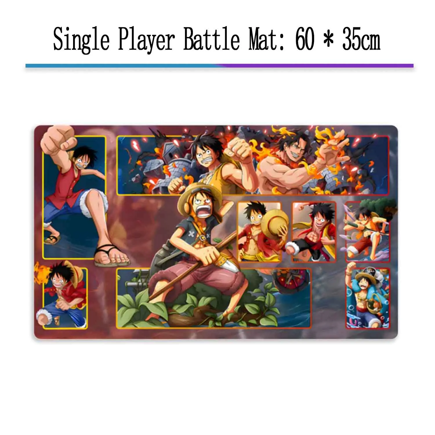 TCG One Piece Playmat OPCG Battle Game Card Mat Nika Zoro Uta kids Toys for Gifts